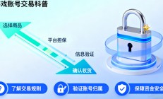 游戏账号交易科普：安全交易，谨慎选择_交易选